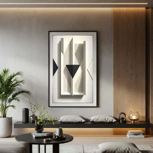 Toile Géométrie du silence