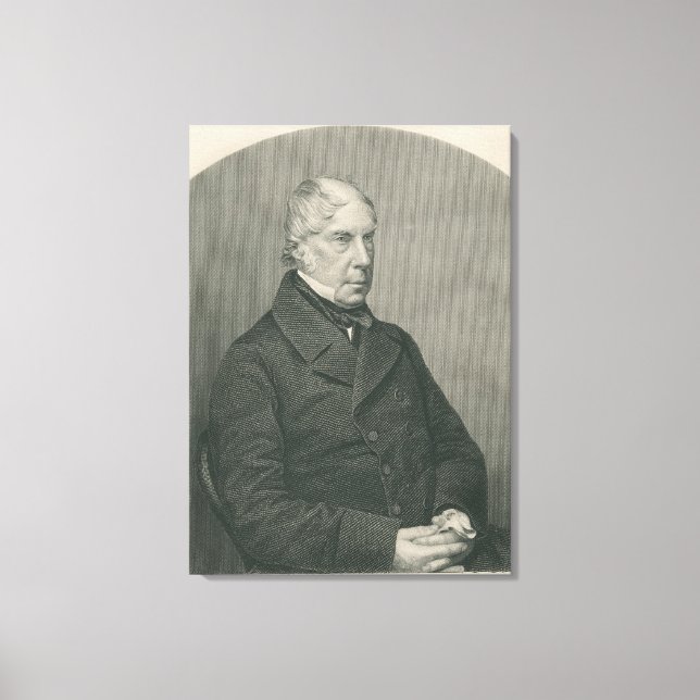 Toile George Hamilton-Gordon, 4e comte d'Aberdeen (Recto)