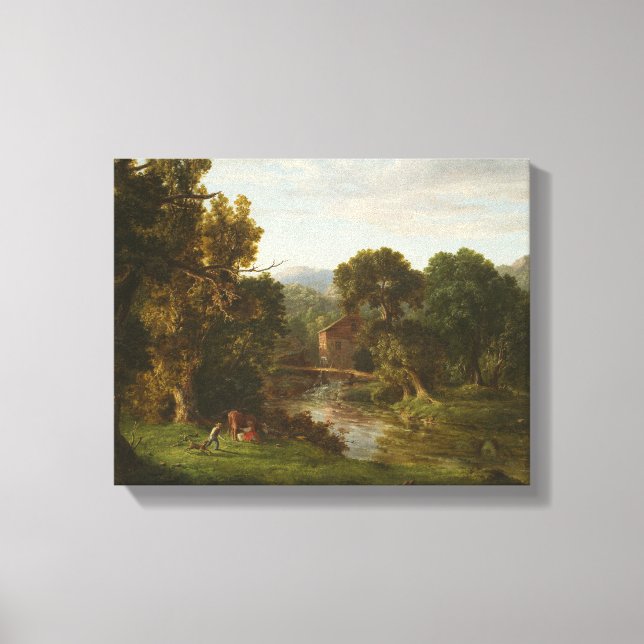 Toile George Inness - L'Ancien Moulin (Recto)