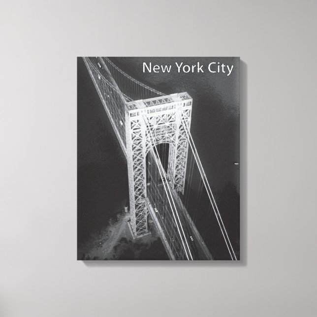 Toile George Washington Bridge New York (Recto)