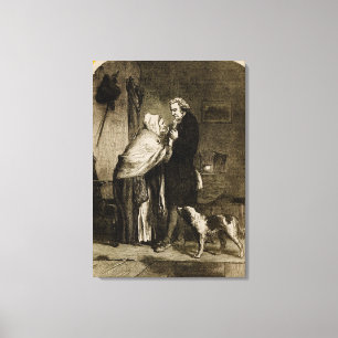 Toile George Washington et sa mère