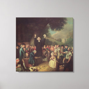 Toile George Whitefield prêche