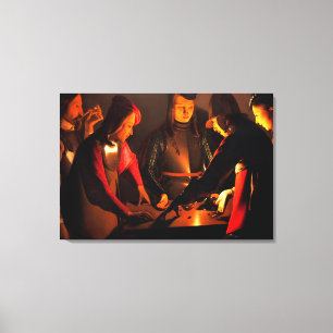 Toile Georges de la Tour - Les Joueurs de Dices