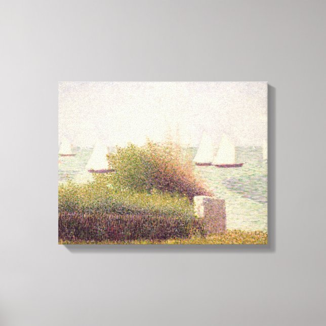 Toile Georges Pierre Seurat | La Rade de Grandcamp (Recto)