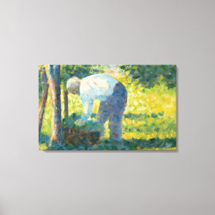 Toile Georges Pierre Seurat   le jardinier