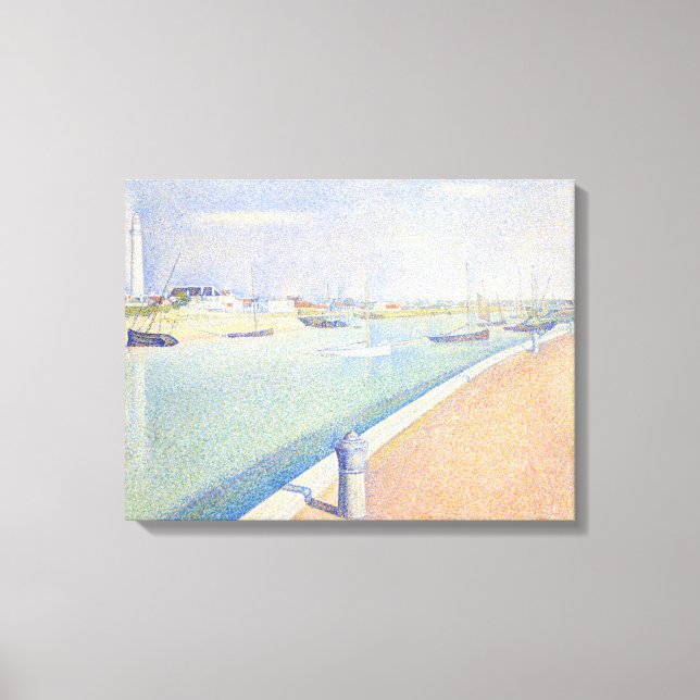 Toile Georges Seurat - Le chenal des cimes (Recto)