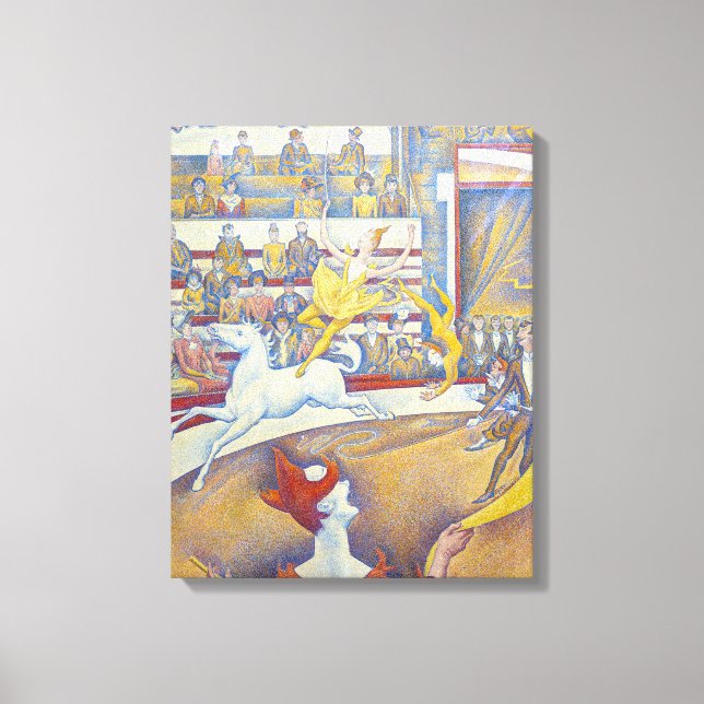 Toile Georges Seurat - Le Cirque (Recto)
