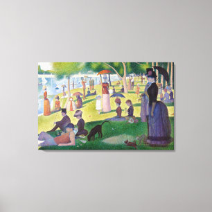 Toile Georges Seurat - Un dimanche sur La Grande Jatte