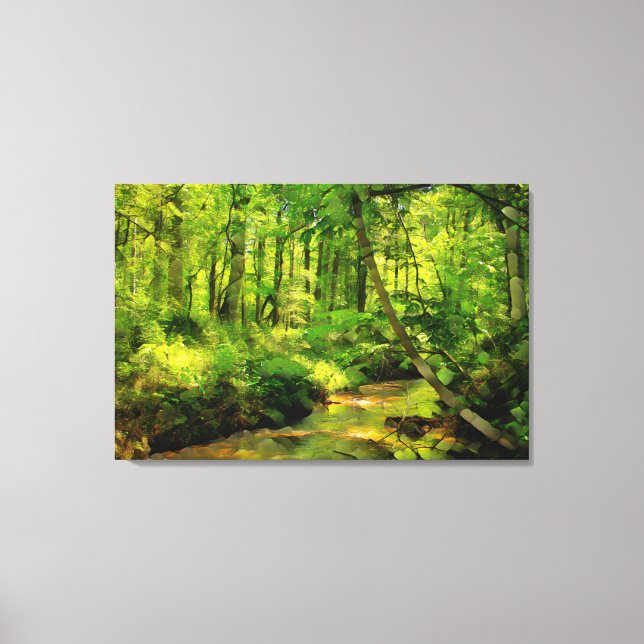 Toile GEORGIA CREEK Canvas Art (Recto)