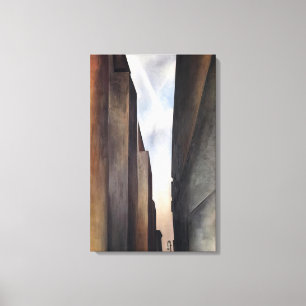 Toile Georgia O'Keeffe - Rue de New York II