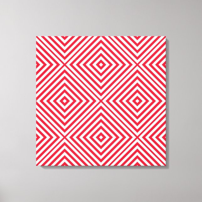 Toile Géranium Chevron Diamant @ Emporiomoffa (Recto)