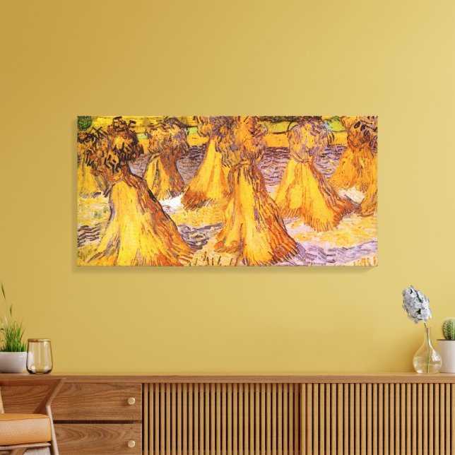 Toile Gerbier de blé par Vincent van Gogh (Insitu(Salon))