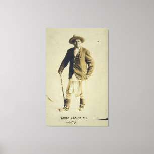 Toile Geronimo en chef Portrait permanent 1904
