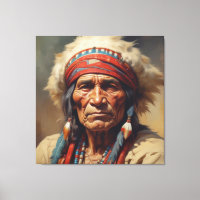 Geronimo Portrait du chef guerrier indien