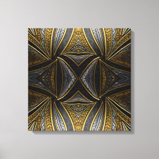Toile Gilded Mosaic Luxe – Black & Gold Tiled Metal Wall