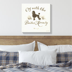 Toile Gilmore Girls Oy avec les PoodlesDesign