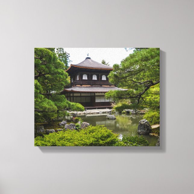 Toile Ginkaku-ji (Pavillon d'argent), Kyoto (Recto)
