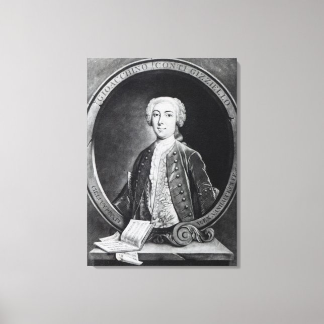 Toile Gioacchino Conti, Gizziello, (Recto)