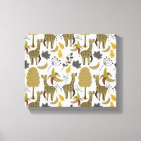 Girafe sans couture motif jaune blanc haute