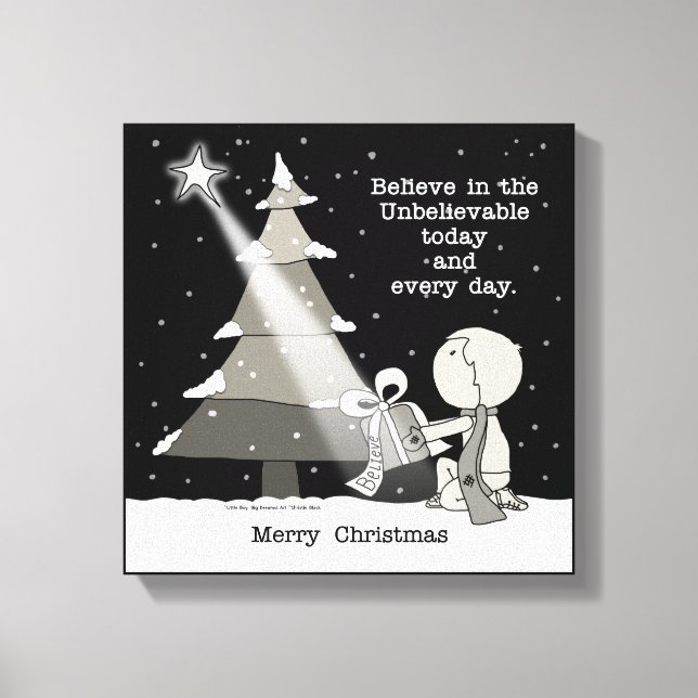 Toile Giver cadeau-Joyeux Noël (Recto)