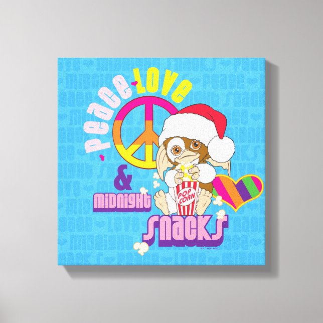 Toile Gizmo | Peace Love & Midnight Snacks (Recto)