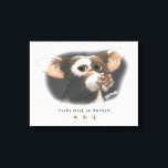 Toile Gizmo There Will Be Mayhem<br><div class="desc">Featuring the adorable yet unpredictable Gizmo™ from Gremlins™, this charming design captures the sweet innocence that fans know comes with a mischievous twist. With soft, detailed illustration and expressive eyes, the artwork perfectly balances cute and chaotic — a reminder that even the most lovable creatures come with a few important...</div>