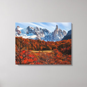 Toile Glace et neige El Chalten, Argentine Patagonie