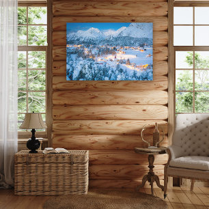 Toile Glace et neige Graubunden, Engadin, Suisse