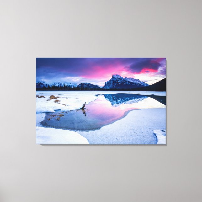 Toile Glace et neige | Mt. Rundle, Canada (Recto)