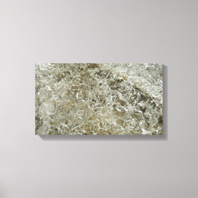 Toile Glace glaciaire Texture nature Abstraite (Recto)