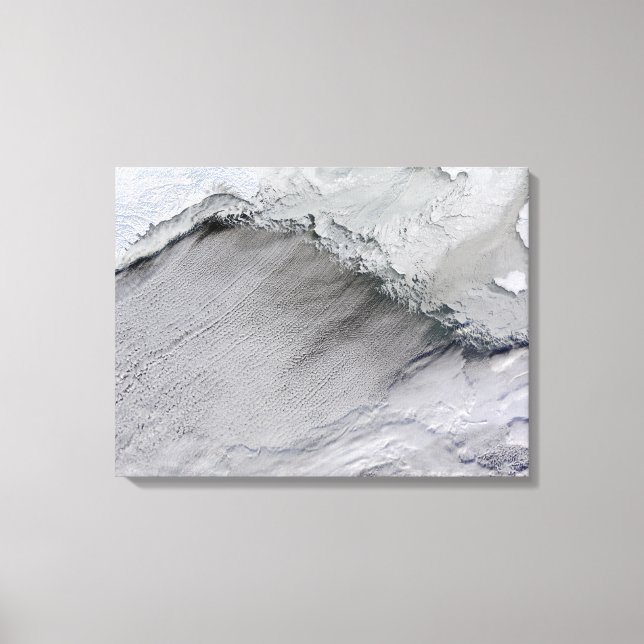 Toile Glace marine et rues nuageuses dans la mer de Béri (Recto)
