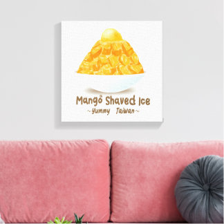 Toile Glace râpée à la mangue de Taïwan délicieuse