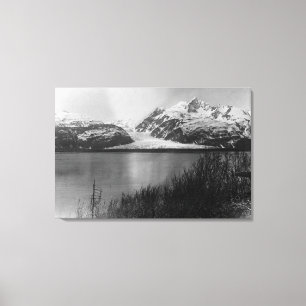 Toile Glacier de Davidson en photographie de l'Alaska