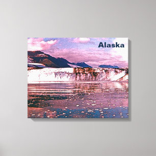 Toile Glacier de l'Alaska