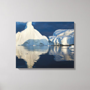 Toile Glacier Jakobshavn baie de Disko Ilulissat, Groenl