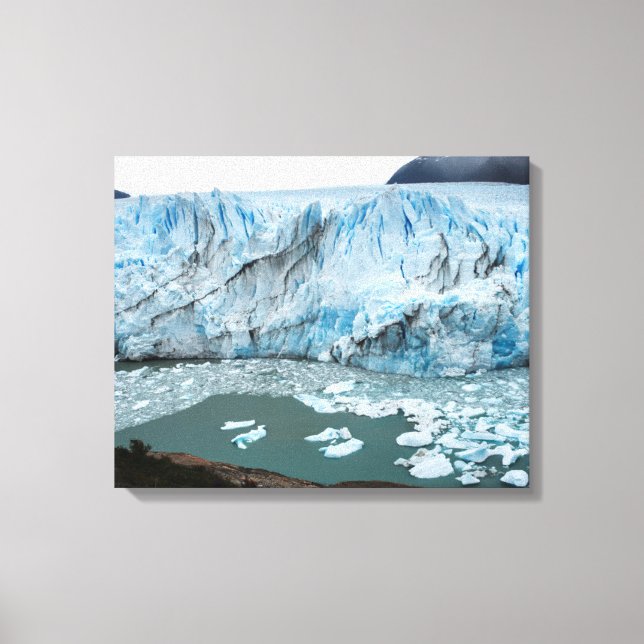 Toile Glacier Moreno Et Lac Argentino (Recto)