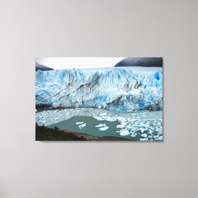 Toile Glacier Moreno Et Lac Argentino (Recto)