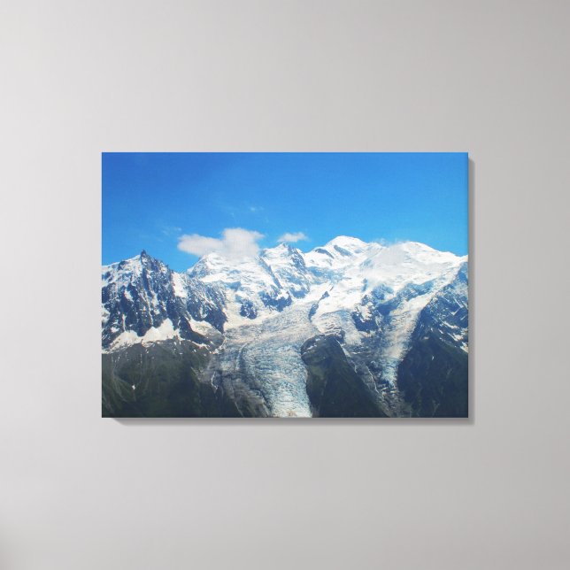 Toile Glaciers sur le Mont Blanc (Recto)