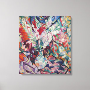 Toile Gladiolus vintage à motifs floraux