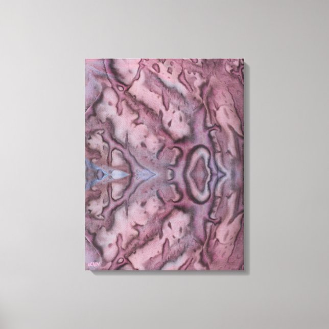 Toile Glam Metal II Stretched Canvas Print (Recto)