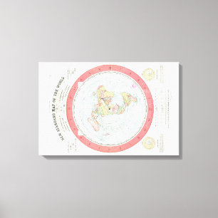 Toile Gleason's ~NEW STANDARD MAP OF THE WORLD~ Poster