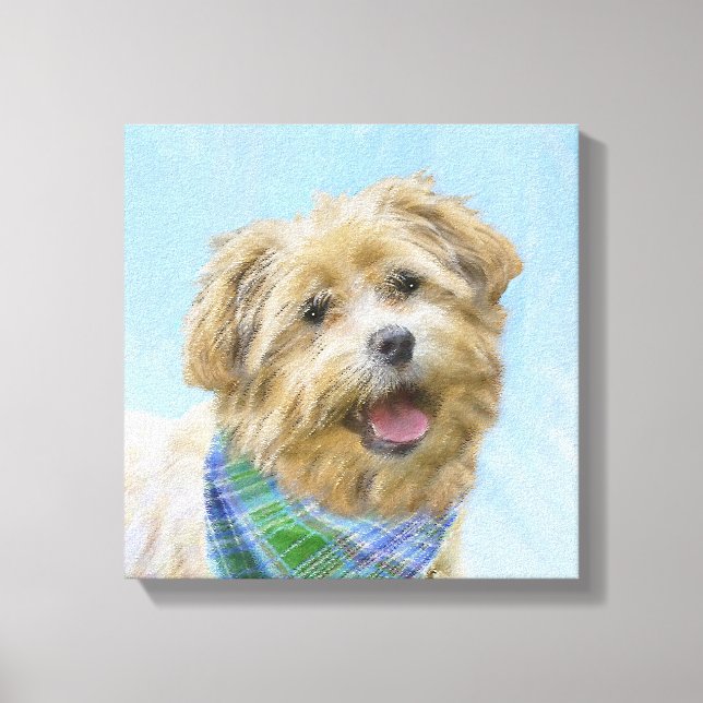 Toile Glen of Imaal Terrier Peinture - Art original Chie (Recto)