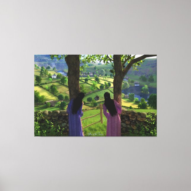 Toile Glen of the Twins Canvas Print (Recto)