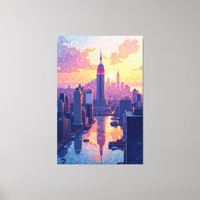 Toile Glissement Skyline (Recto)
