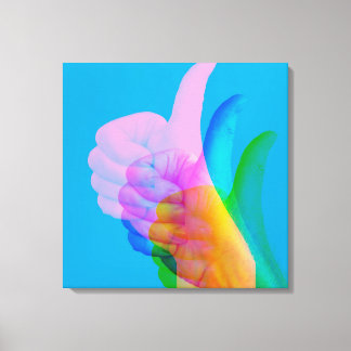 Toile GLITCH ART sur l'impression de la zone de travail 