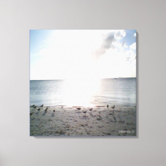 Toile Gloire du soleil à la plage