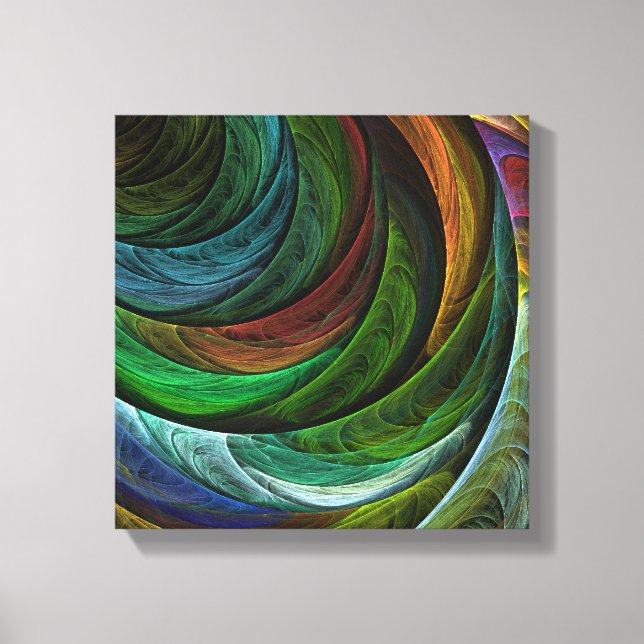 Toile Glory Modern Art Motif Abstrait noir et blanc (Recto)