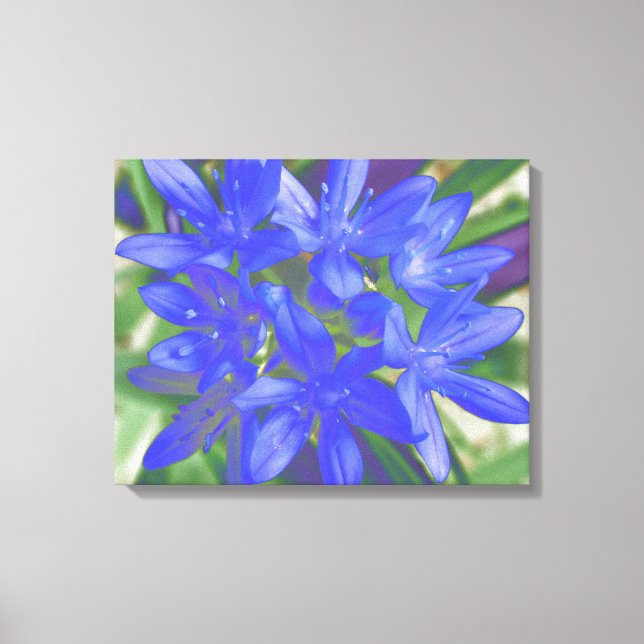 Toile Glory of the Snow Fluorescent Blue Canvas Print (Recto)