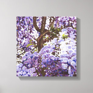 Toile glycine bleue 2011