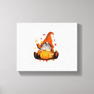 Toile Gnomes Automne Mignonne Halloween Thanksgiving Lon